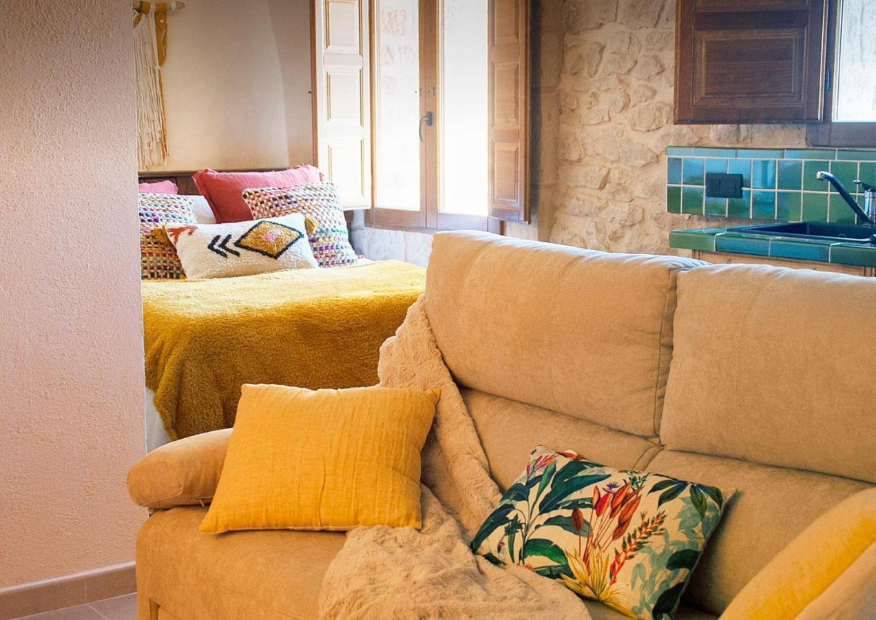 Precioso Loft Rural Con Estufa De Lena Panoramica Apartment Torre del Compte Bagian luar foto